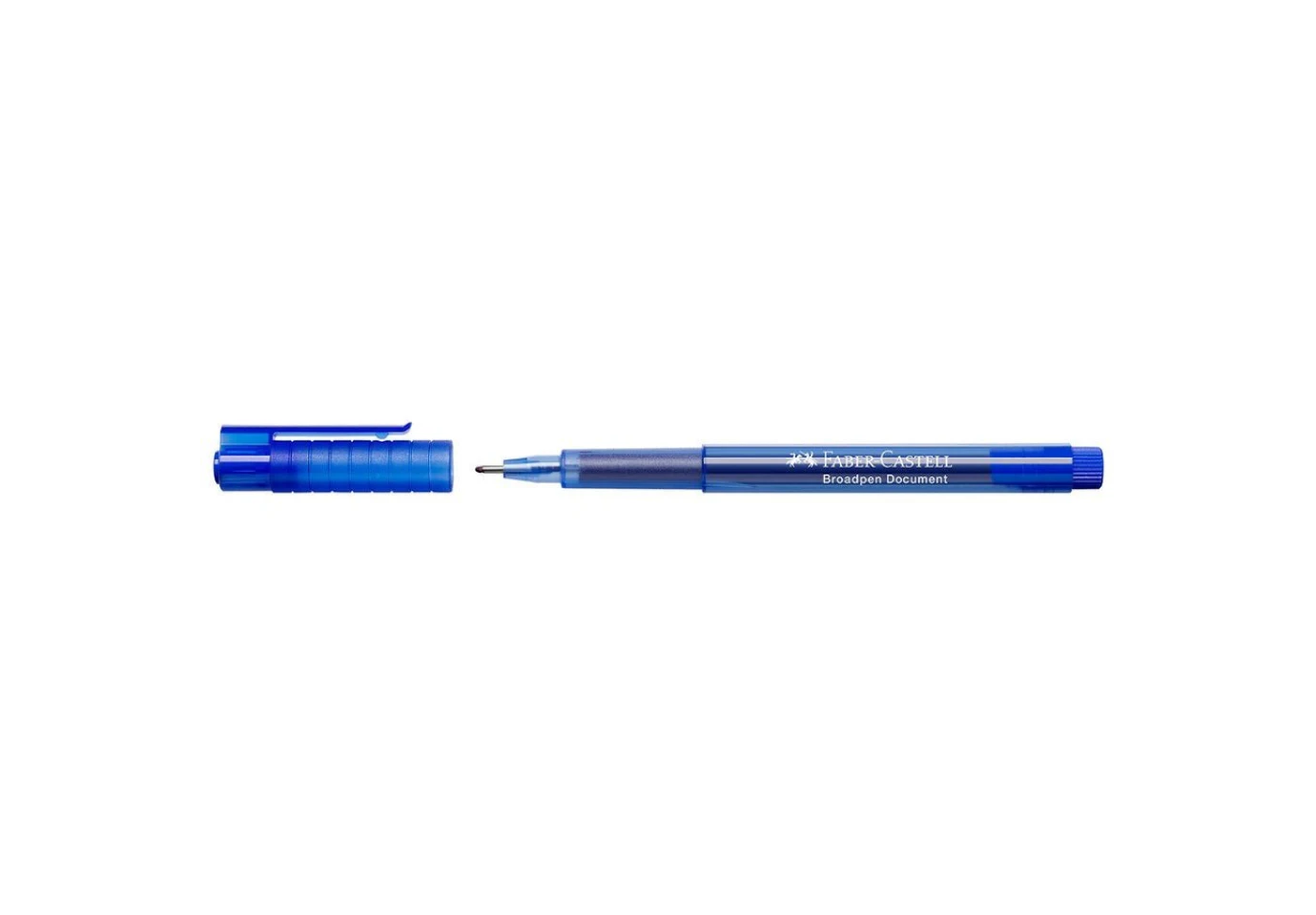 Ручка лінер колір синій Faber-Castell Broadpen 0,8 мм 155451