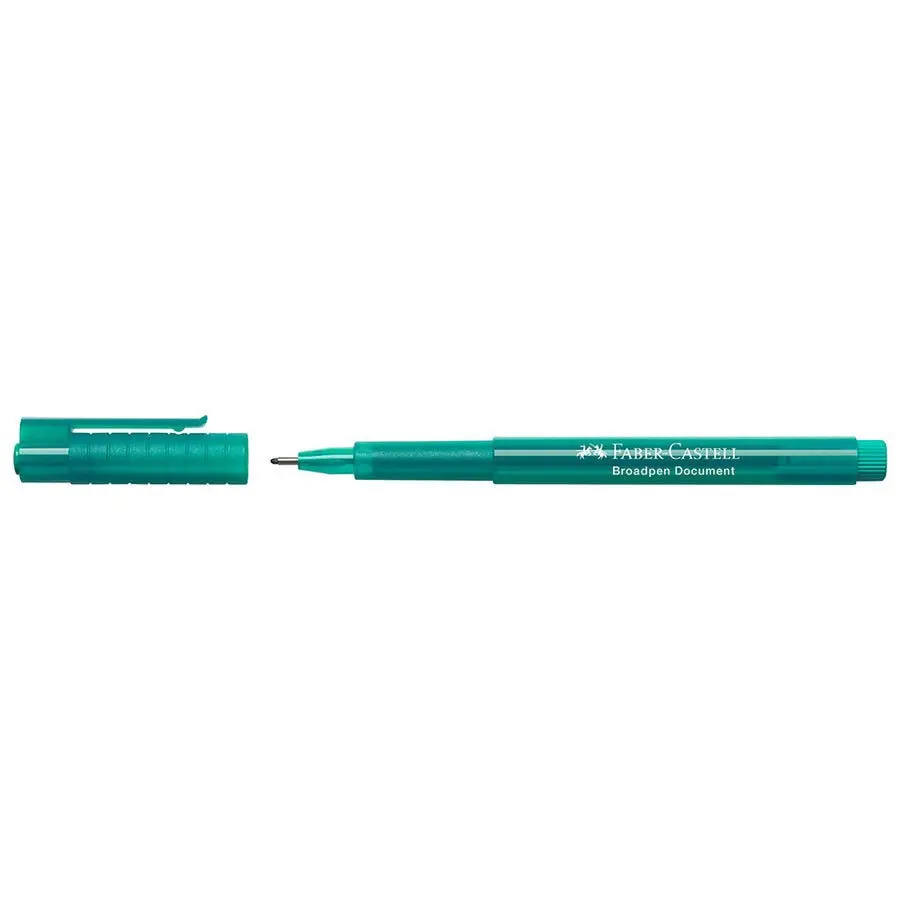 Ручка линер Faber-Castell Broadpen 0,8 мм, цвет бирюзовый 155456 Ручка линер Faber-Castell Broadpen 0,8 мм, цвет бирюзовый 155456 — фото 2