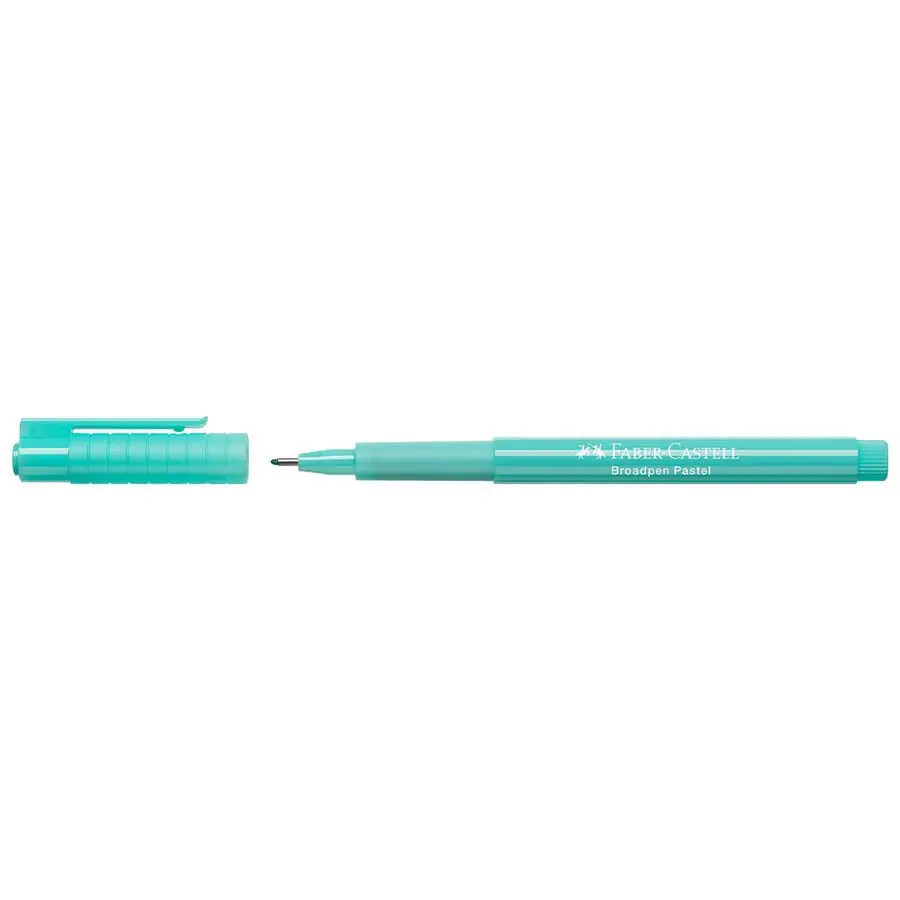 Ручка линер Faber-Castell Broadpen 0,8 мм, цвет Pastel бирюзовый 155457 Ручка линер Faber-Castell Broadpen 0,8 мм, цвет Pastel бирюзовый 155457 — фото 2