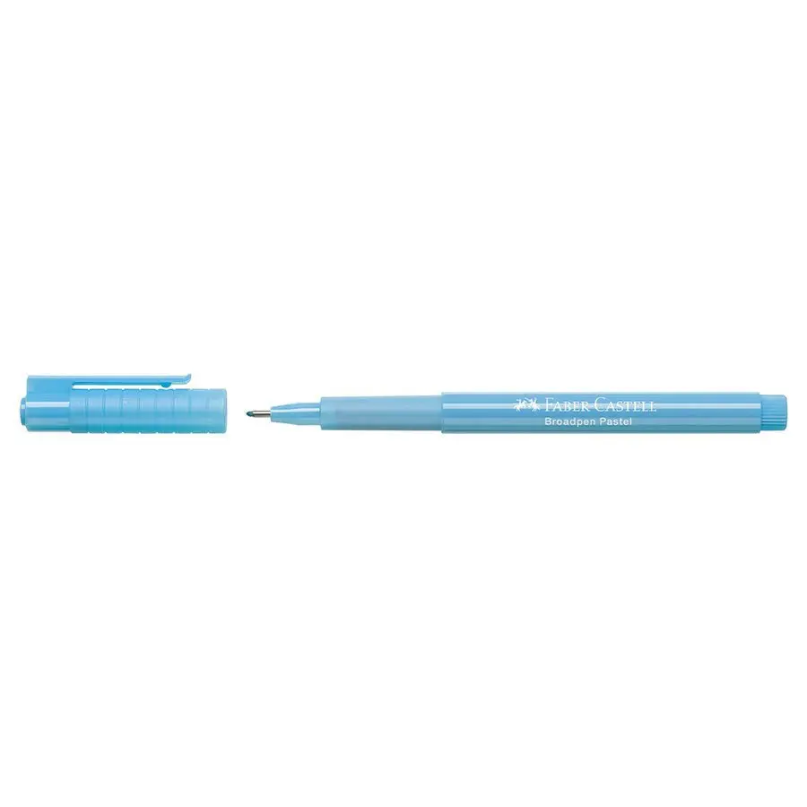 Ручка лінер Faber-Castell Broadpen 0,8 мм, колір Pastel синій 155458 — фото 2