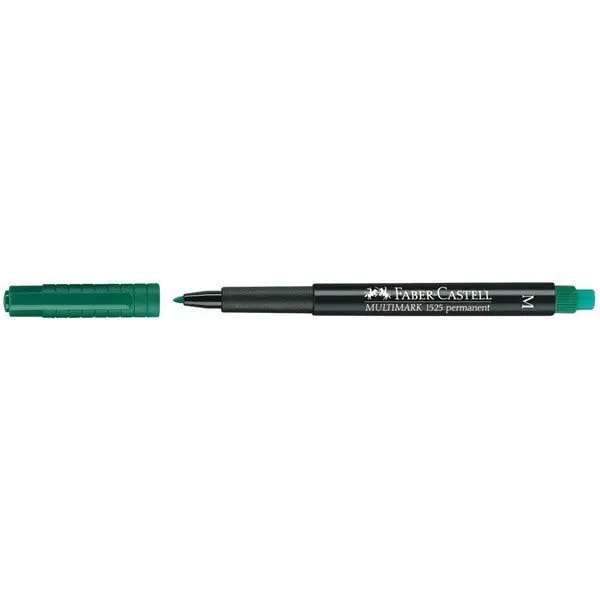 Маркер Faber-Castell перманентний OHP М 1‚0 мм зелений 152563 — фото 2