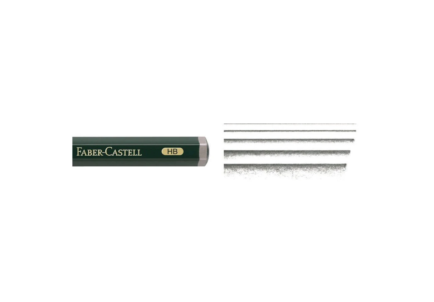 Карандаш чернографитный Faber-Castell  Castell 9000 Jumbo HB 119300