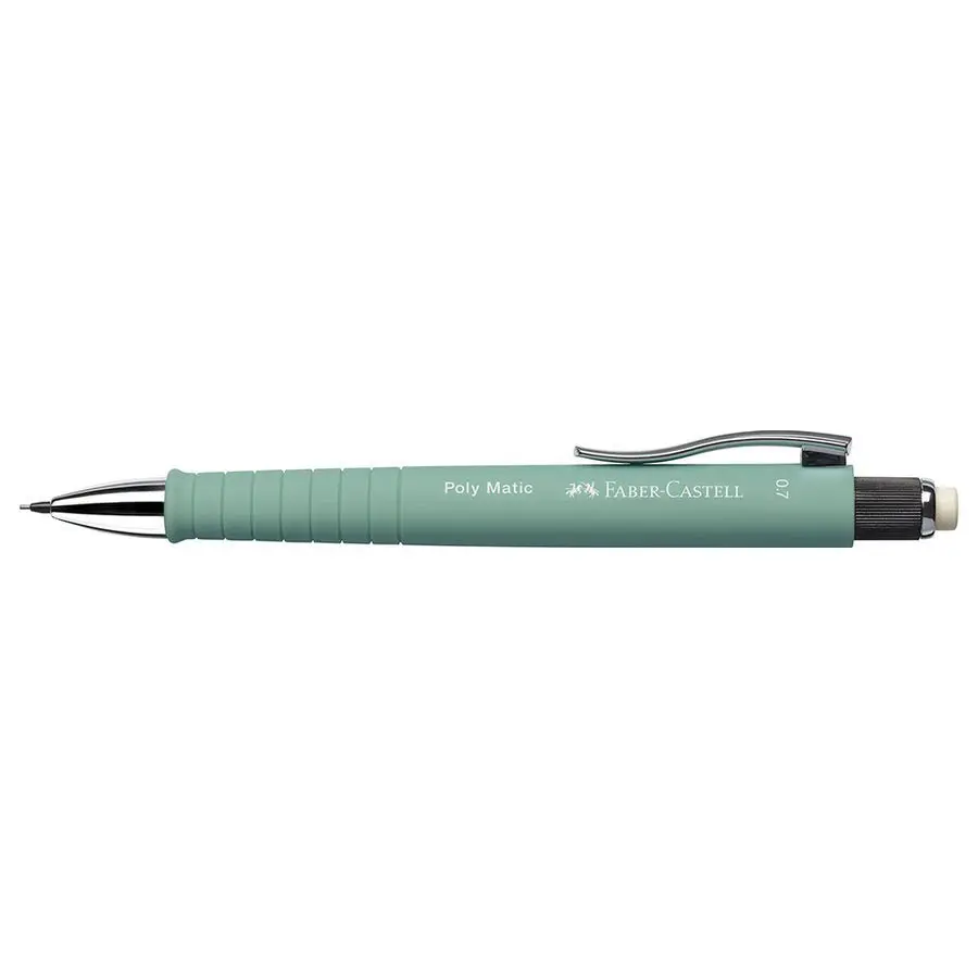 Олівець механічний Faber-Castell Poly Matic 0‚7 мм, м'ятний зелений 133365 — фото 2