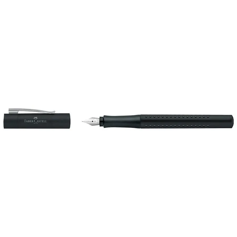 Ручка Faber-Castell перьевая Grip 2011 M, черная 140901 — фото 2