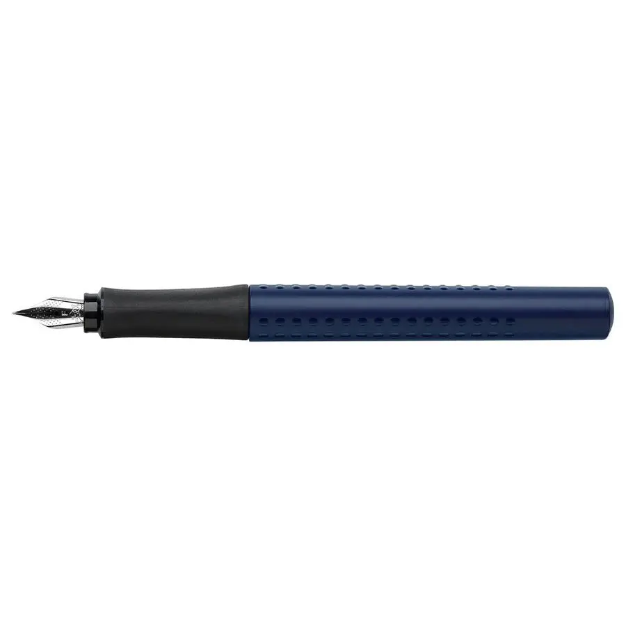 Ручка Faber-Castell перьевая Grip 2011 M, синяя 140804 — фото 2
