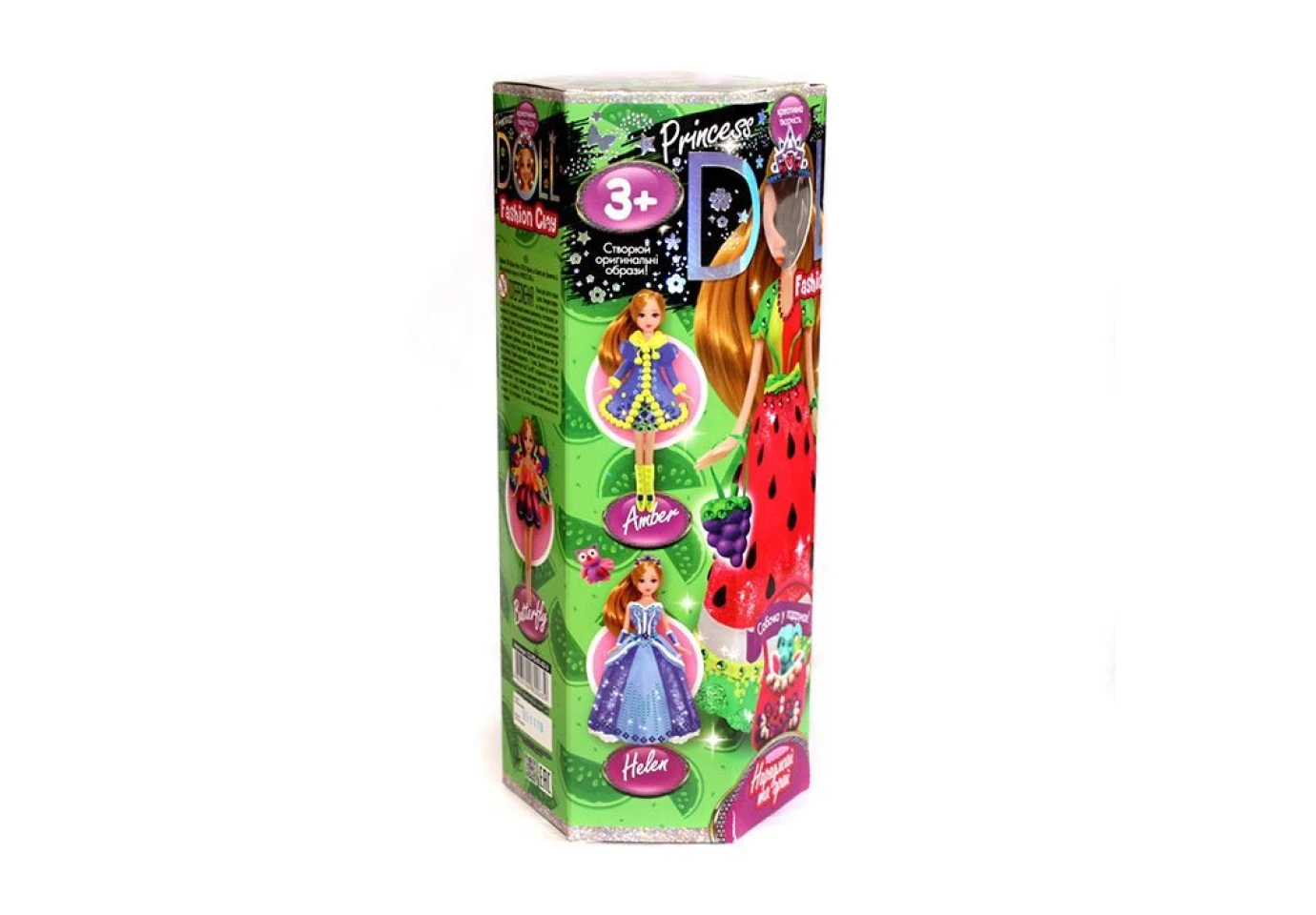 Набор креативного творчества Danko Toys воздушный пластилин "PRINCESS DOLL" CLPD-01-02