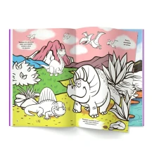 Книга Crystal Book "Перша кольорова розмальовка з розвивальними завданнями", асорті — фото 2