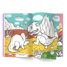 Книга Crystal Book "Перша кольорова розмальовка з розвивальними завданнями", асорті — фото 3