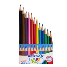 Кольорові олівці Pensan Kidz 12 кольорів в упаковці 56312 — фото 2