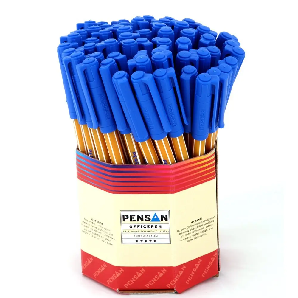 Ручка масляна Pensan OfficePen 1.0 мм синяя 1010/60-Blue — фото 3