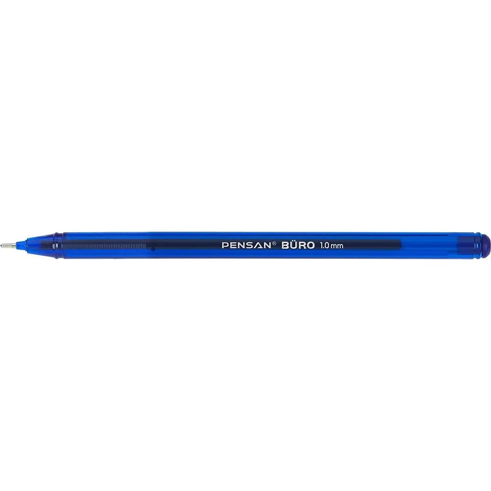 Ручка масляна Pensan Buro Pen 1.0 мм синя 2270-Blue — фото 3