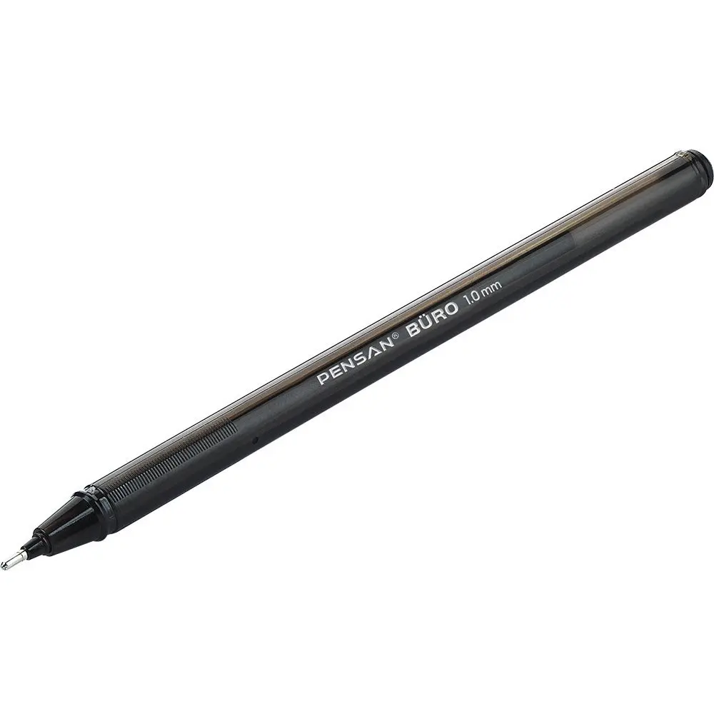 Ручка масляна Pensan Buro Pen 1.0 мм чорна 2270-Black — фото 2