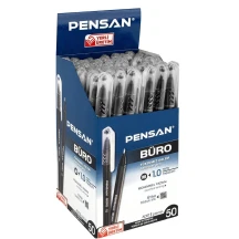 Ручка масляна Pensan Buro Pen 1.0 мм чорна 2270-Black — фото 4