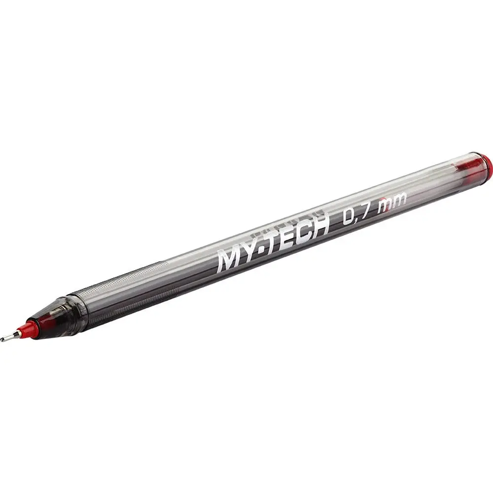 Масляная ручка Pensan My-Tech 0,7 мм красная 2240/25-Red — фото 2
