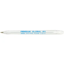 Масляная ручка Pensan Global 0,5 мм синяя 2221/12-Blue — фото 3