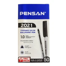 Ручка масляна Pensan 2021 1,0 мм чорна 2021/50-Black — фото 3
