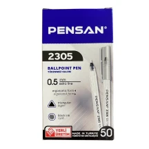 Ручка масляна Pensan 2305 0,5 мм чорна 2305/S50-Black — фото 3