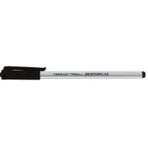 Масляная ручка Pensan Triball 1.0 мм черная 1003/12-Black — фото 2