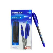 Масляная ручка Pensan Sign-Up 1.0 мм синяя 2410/12-Blue — фото 3
