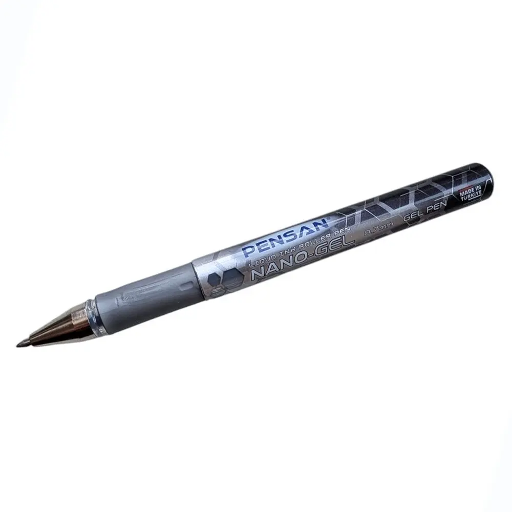 Ручка роллер гелевая Pensan Nano Gel 0,7 мм синяя 6020/12-Blue — фото 2