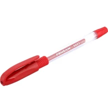 Гелевая ручка Pensan Soft Gel 0,7 мм красная 2400/12-Red