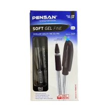 Ручка гелева Pensan Fine Gel 0,5 мм чорна 2420/12-Black — фото 3