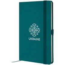 Книга записная Axent Partner "Вышиванка", 125 х 195 мм, 96 листов, клетка, малахит 8201-31-7-A