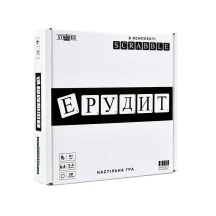 Гра Strateg настільна "Ерудит чорно-білий" 30640