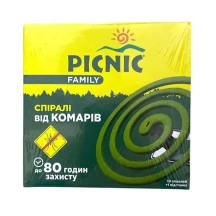 Спіралі від комарів Picnic Family 10 штук