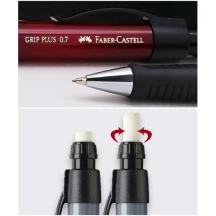 Олівець механічний Faber-Castell Stone Grey Grip Plus 0,7 мм для письма 130789 — фото 3