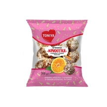 Пряники "Крихітка" з начинкою апельсина 350 г Toniya