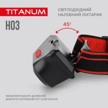 Ліхтар налобний Titanum світлодіодний 180 Lm 6500 K TLF-H03 — фото 6