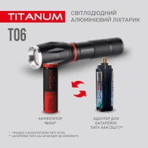 Фонарь ручной Titanum светодиодный 300 Lm 6500 K, алюминиевый TLF-T06 — фото 6