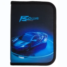 Пенал Class без наполнения "Fast Car" 1 ярусный, 1 отворот, полиэстер 25107C