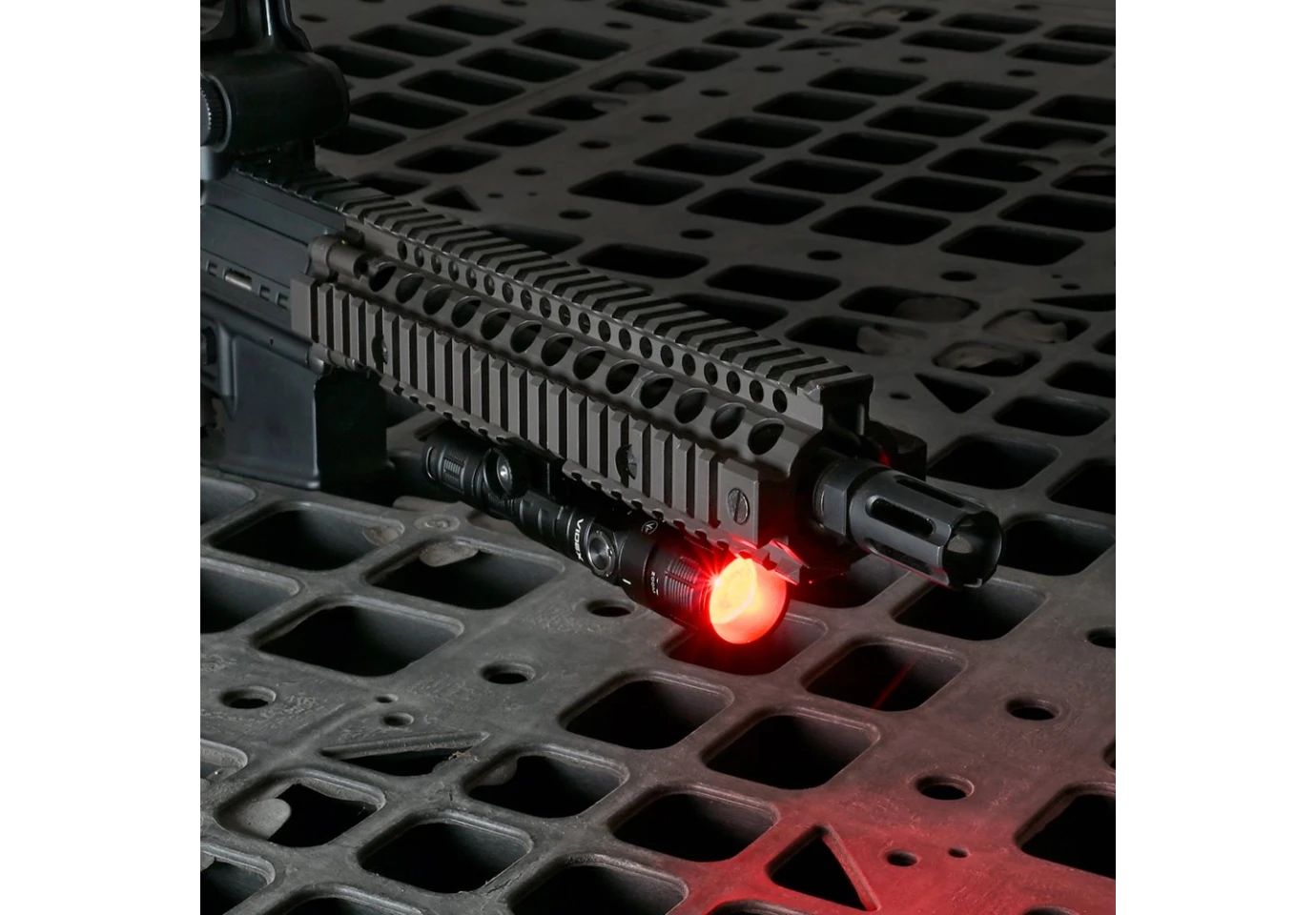 Фонарь тактический светодиодный с красным светом Videx 1000Lm 5000K VLF-AT366