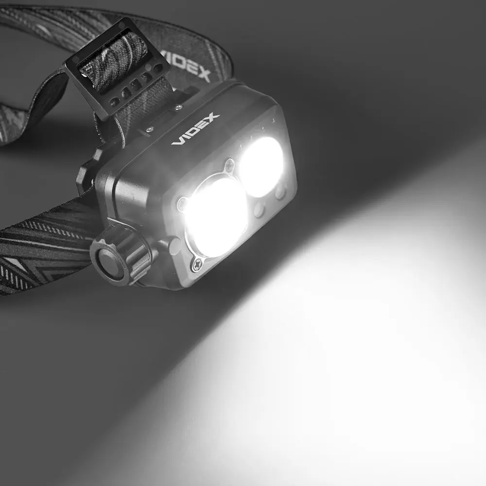 Ліхтар налобний з червоним світлом Videx світлодіодний 600Lm 5000K VLF-H189 — фото 8