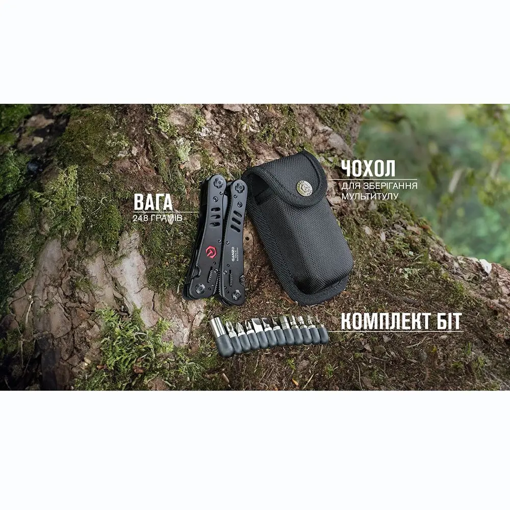 Мультитул Multi Tool Ganzo G302-B — фото 9