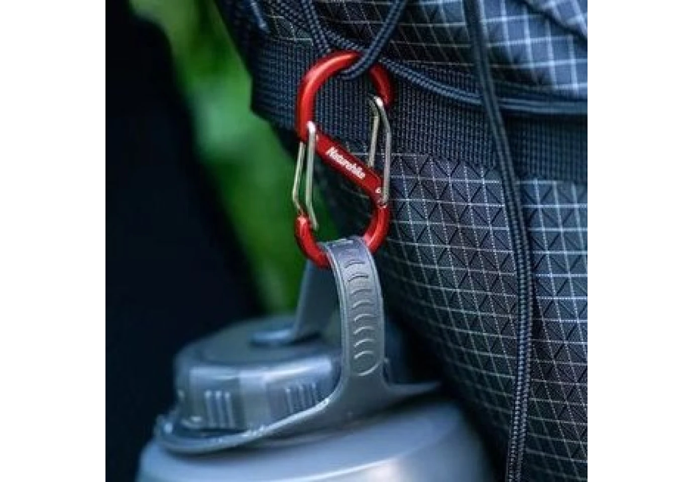 Карабин многофункциональный Naturehike S-type, 4 см, красный, 4 штуки NH20GS004