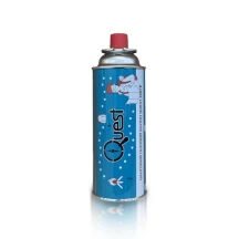 Газовий балон цанговий бутановий Quest, 220 г Q-G220