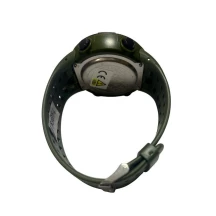 Часы спортивные электронные Honhx Black Green черные с зеленым ремешком №3 — фото 2