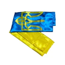 Прапор України 70 х 105 см атлас, з тризубом П-5 аТ