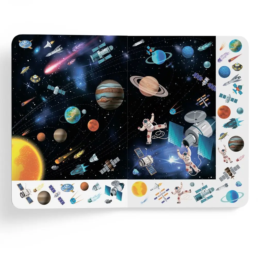 Віммельбух книга - картонка "Великий віммельбух. Космос" Crystal Book — фото 2