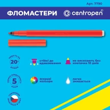 Фломастери Centropen, набір 24 кольори, 1,0 мм 7790/24 ТП — фото 3