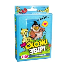 Гра Strateg карткова "Несхожі звірі" 30223