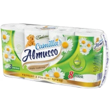 Туалетний папір Almusso Camilla ароматизований 3-х шаровий 8 штук в упаковці