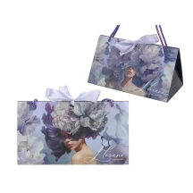 Пакет подарочный треугольной формы Carmani L. Lozano, Lady`s Floral Symphony 12 x 22 см 033-1015
