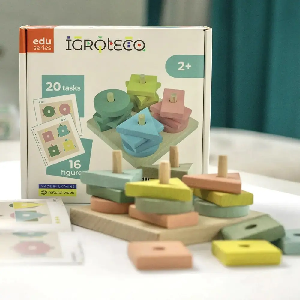 Игра логическая "Геосортер" 2+ Igroteco 900729 Игра логическая "Геосортер" 2+ Igroteco 900729 — фото 3