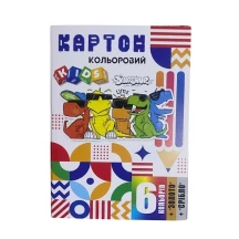 Набор картона цветного А4 односторонего, 8 листов, в папке Art Studio 1921-24147