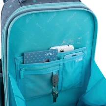 Рюкзак каркасний 2 відділення, 38 х 29 х 15 см, Education поліестер, блакитний Kite SP25-531M — фото 4