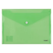 Папка на кнопкe A5 Axent, Pastelini пластик, зеленая 1522-25-A